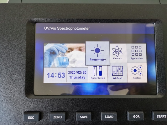 Laboratory Water Testing Essential 1nm Xenon Lamp Double Beam UV Vis Spectrophotometer
