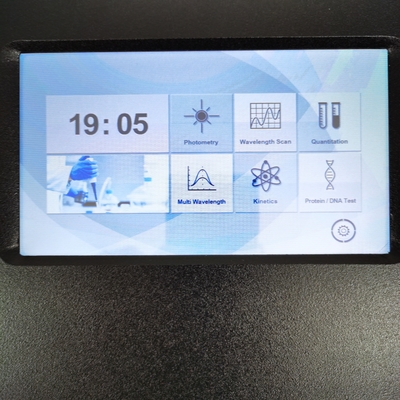 7 Inch Capacitive Touch Screen 1nm Double Beam 190-1100nm UV Vis Spectrophotometer