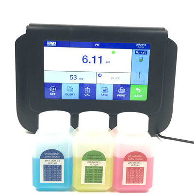 High Resolution 7 inch Color LCD Touch Screen Lab Digital mV ph Meters for Water Waste