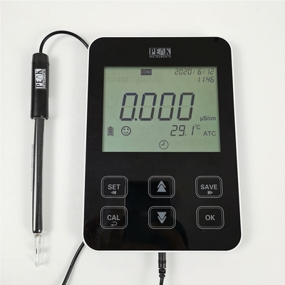 1 Point Calibration ATC 1.0% FS 5 Inch LCD Tablet Conductivity TDS Meter for Results