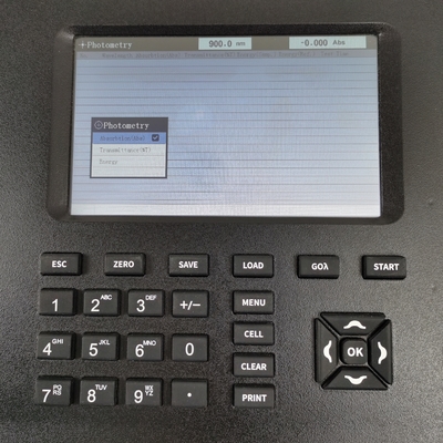 Silicone Button 190-1100nm UV Vis Auto Zero Spectrophotometer for Laboratory Testing