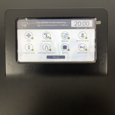 Big LCD Touch Display Basic Single Beam Visible Spectrophotometer with USB Output Port