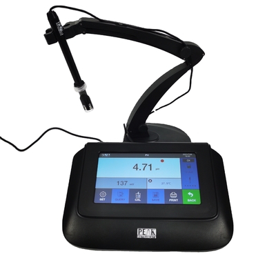 Lab Grade Touch Screen Electronic pH Meter High Accuracy and Temperature Compensation