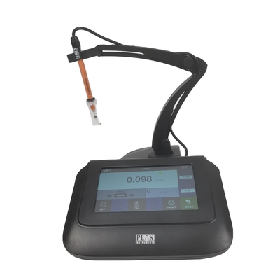 5-in-1 EC TDS Meter with ±1.0C Temperature Accuracy PEAK Instruments Touch Screen