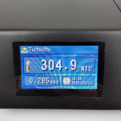 Basic Error ±2%FS 4.3 inch Color LCD Screen Bench Turbidity Meter with LED Light Source