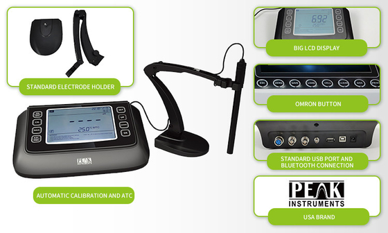 Benchtop Lab Water Conductivity and Dissolved Oxygen Meter with Customized OEM Support