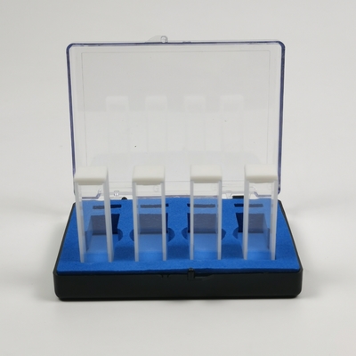 2 Polished Window PEAK Instruments Laboratory 1cm 10mm Spectrophotometer Glass Cuvette