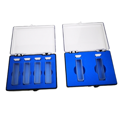 Spectrophotometer Glass Cuvette Quartz Cuvette 1cm 10mm for Spectral Range 190-2500nm