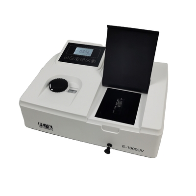190-1020nm Wavelength Range Spectrophotometer with and 40*70mm Backlit LCD Display