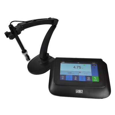 Temperature Compensation pH Meter Benchtop T-710L Touch Screen 3 Point Calibration Atc