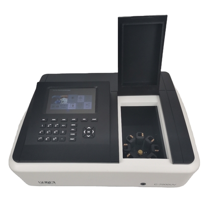 Microprocessor Based Double Beam Spectrophotometer 190-1100nm 7 Inch Color Display UV Vis