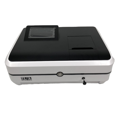 190-1100nm Wavelength Range 7 inch LCD Touch Screen Single Beam 2nm Bandwidth UV Visible Spectrophotometer