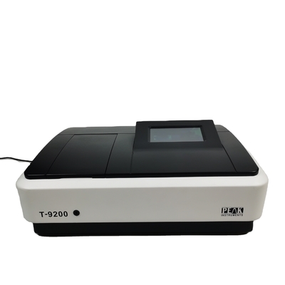 T-9200 2nm Touch Screen UV Visible Spectrophotometer with Wavelength Accuracy ±0.3nm