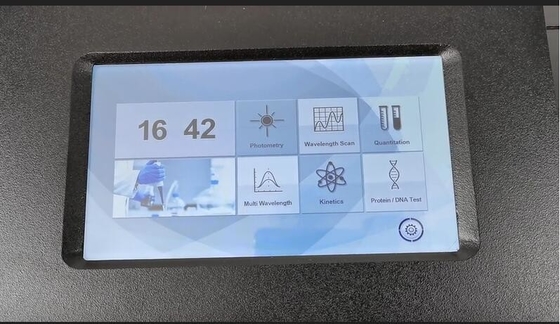 8 Cell Holder T-9200 UV Visible Spectrophotometer with 2nm Bandwidth and Touch Screen
