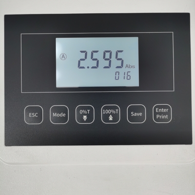 Deuterium/Tungsten Lamp Basic Single Beam Manual Type Spectrophotometer 190nm to 1020nm