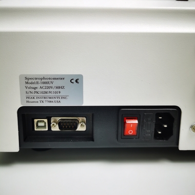 Deuterium/Tungsten Lamp Basic Single Beam Manual Type Spectrophotometer 190nm to 1020nm